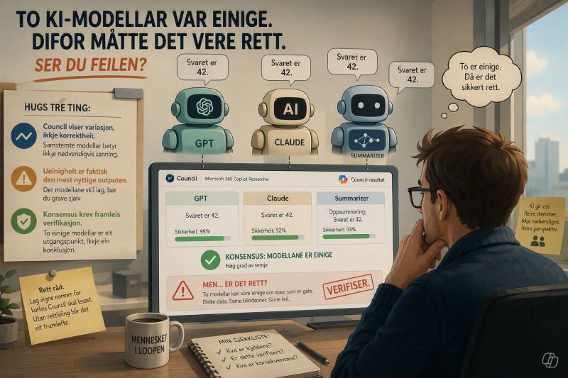 2 ki-modeller er enig